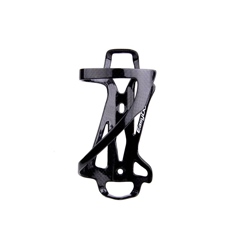 Soporte de botella de agua de bicicleta EasyDo, portabotellas Pure 3K fibra de carbono 24g piñón fijo jaula para tetera accesorios de bicicleta: ED  029 BLACK