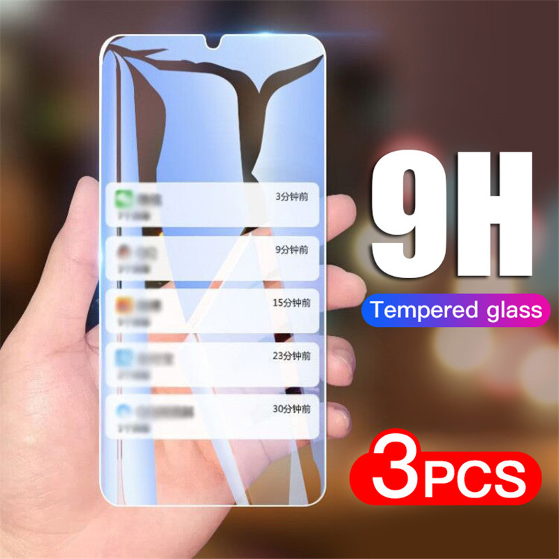 3 uds. Cubierta completa de vidrio templado para Huawei Honor 10 9 Lite 20i 10i Protector de pantalla de vidrio para Honor 20 10 Lite 8X 9X Pro Glass
