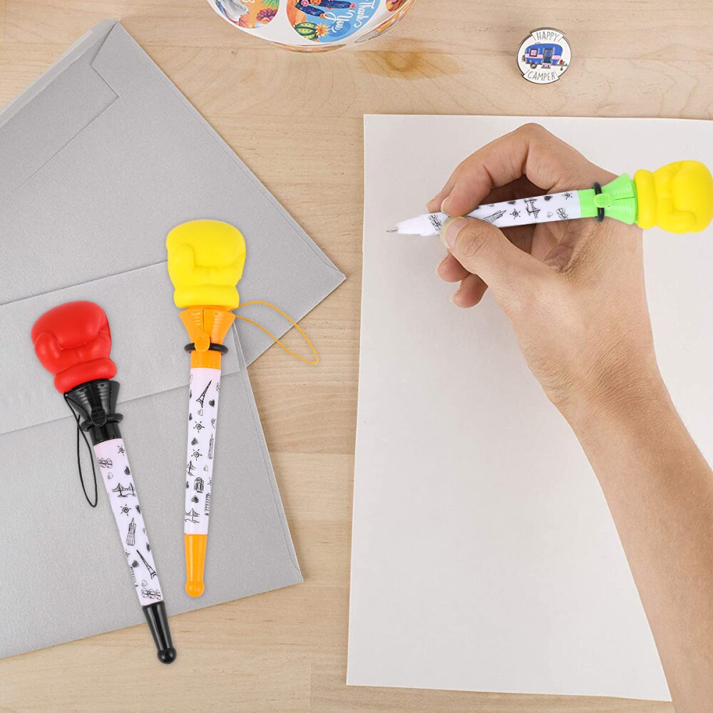 6 uds puño bolígrafo plumas Chic escribir bolígrafo material de papelería para estudiantes: Default Title