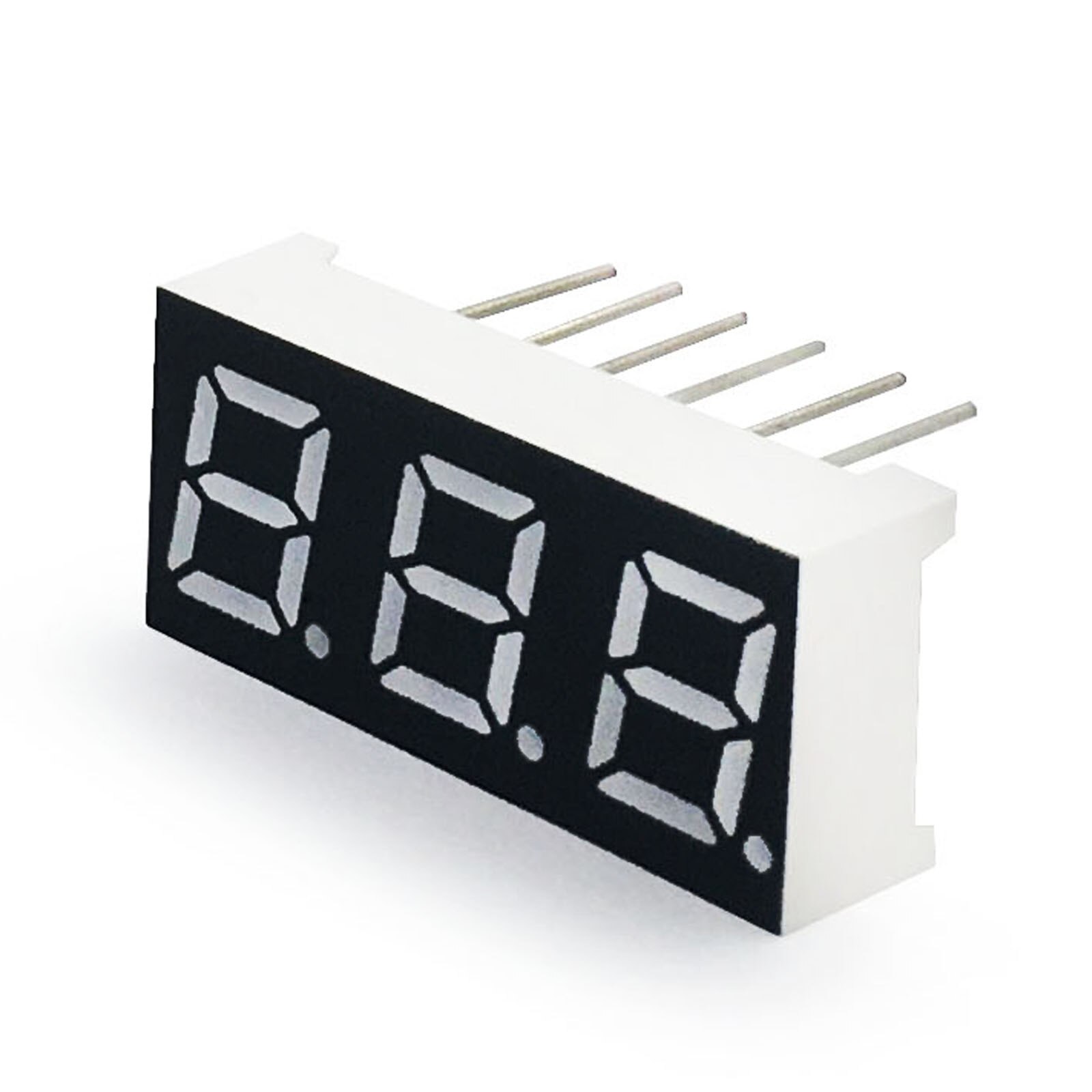 MCIGICM 100pcs 7 segment common Cathode 3 Bit digital Tube 0.28" 0.28in. Red LED Display 7 segmentos LED Digital tube