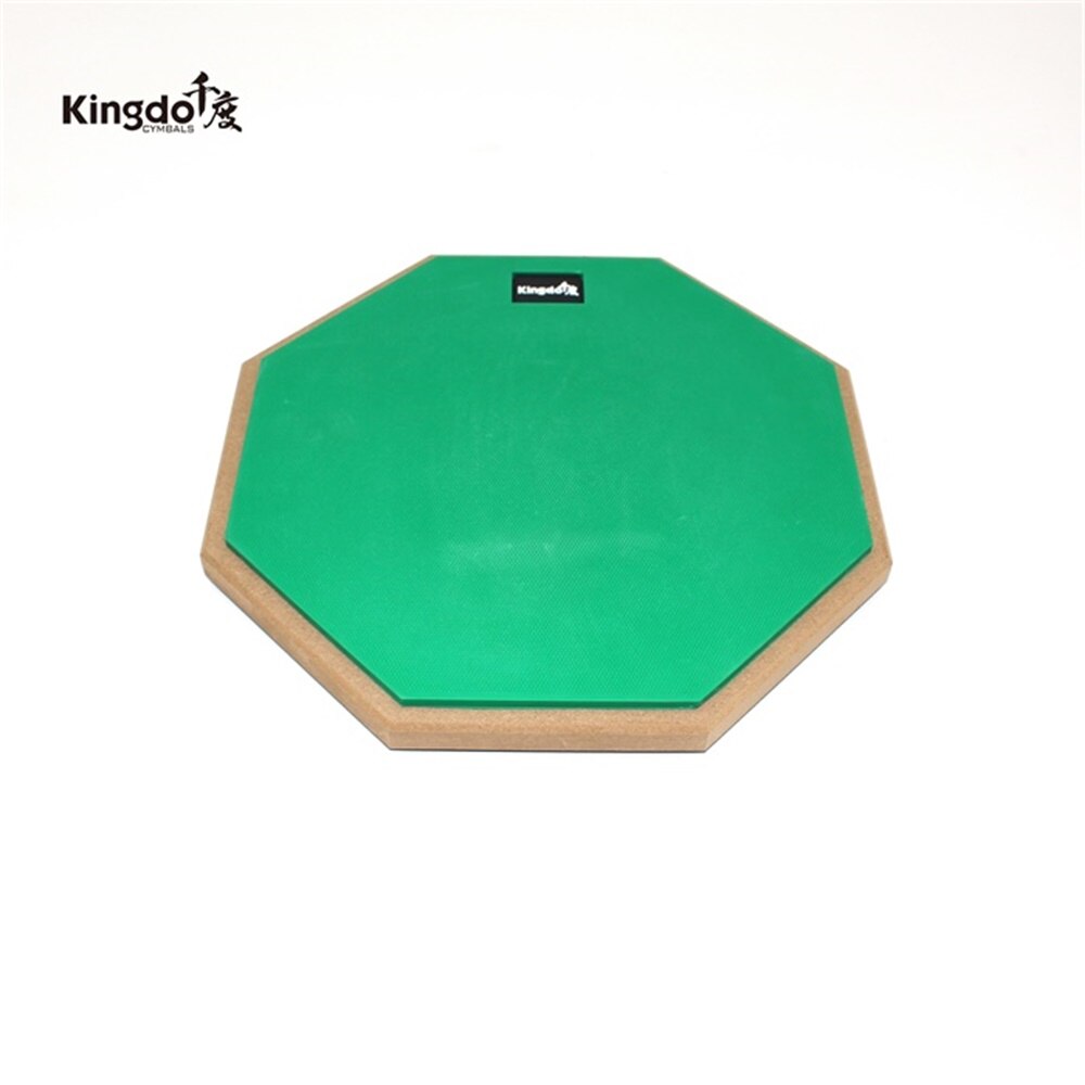 Tambor de práctica de de goma Kingdo más barato 12 "tambor silencioso sonido mudo tambor