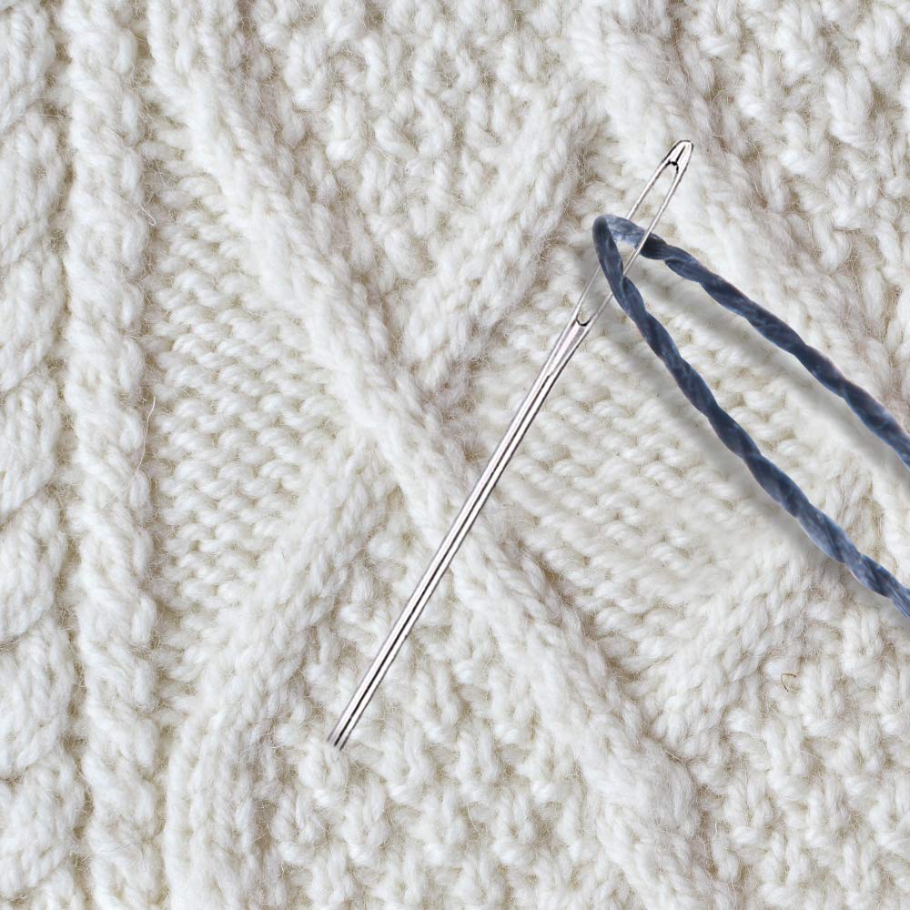 Knitting Needles Large Eye Blunt Sewing Needles Cross Stitch Knitting Needle Leather Embroidery Thread Needle Sewing Accessories