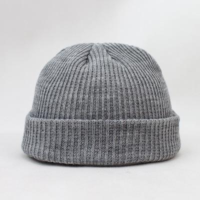 Gebreide Hoeden Voor Vrouwen Gildkruid Mannen Beanie Hat Winter Retro Brimless Baggy Meloen Cap Manchet Docker Visser Mutsen Hoeden Voor mannen: Goud