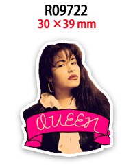 Abalorios acrílicos de Selena Singer para niña, accesorios de decoración para la fabricación de pendiente DIY, 30 Uds.: R09722