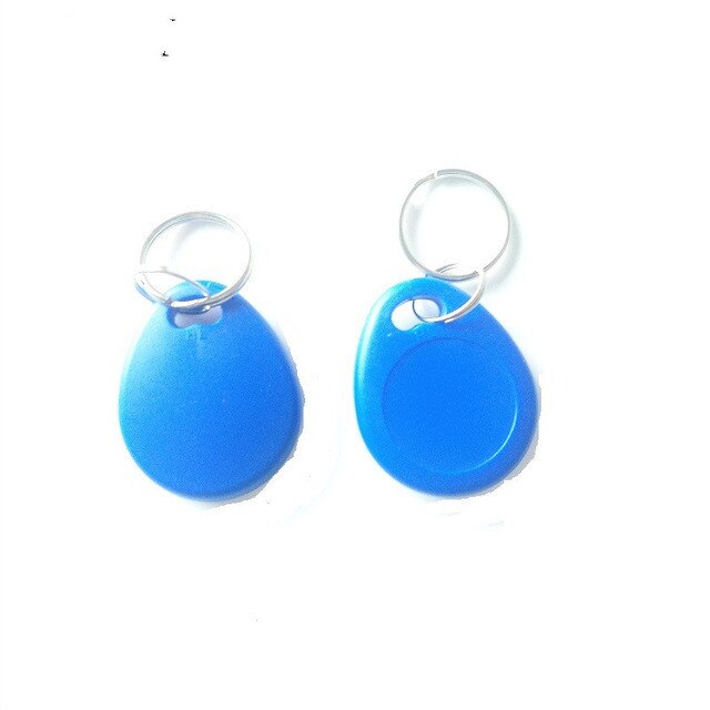 125KHZ EM4305 Writable Rewrite Copy Card RFID Tag Plastic Metal Ring Keyfob Card Sticker Key Fob Token RFID keychain 1Pcs