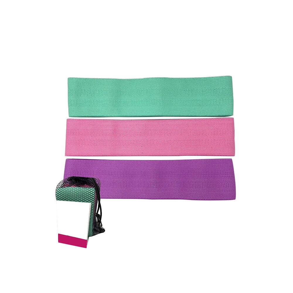 3Pcs/set Hip Trainer Sports Pilates Hip Belt Loop Squat belt Fitness Training Pull yoga Training Pull Rope resistance bands