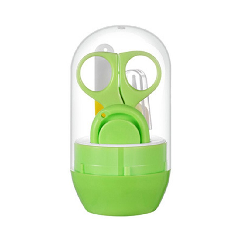 Bebê cuidados com as unhas clippers de quatro peças conjunto de segurança do bebê clippers para crianças crianças fácil de transportar arquivo de unhas conjunto de combinação: D