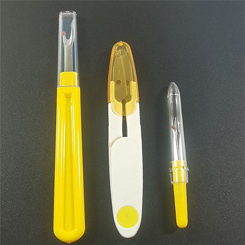2Pcs Seam Ripper and Thread Remover Kit, Sharp Sewing Seam Thread Remover Stitch D08A