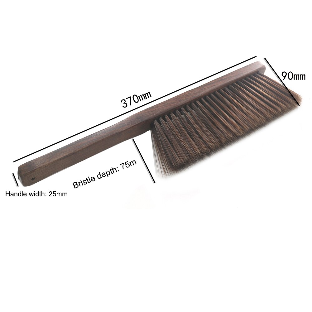 Wooden Handle Guitar Guzheng Dedusting Brush String Instruments Cleaning Tool Soft Bristles Piano Brush with Handle