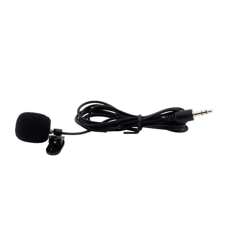Microphone Clip-on Collar Tie Mobile Phone Lavalier Microphone Mic for ios Android Cell Phone Laptop Tablet Recording