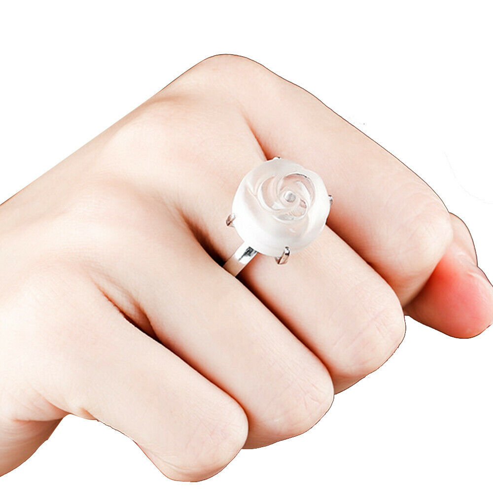 Anillo de Plata de Ley 925 con 4 garras en blanco, Base de anillo ajustable para piedras preciosas irregulares de 12mm, ajuste de cabujón, fabricación de joyas de anillos
