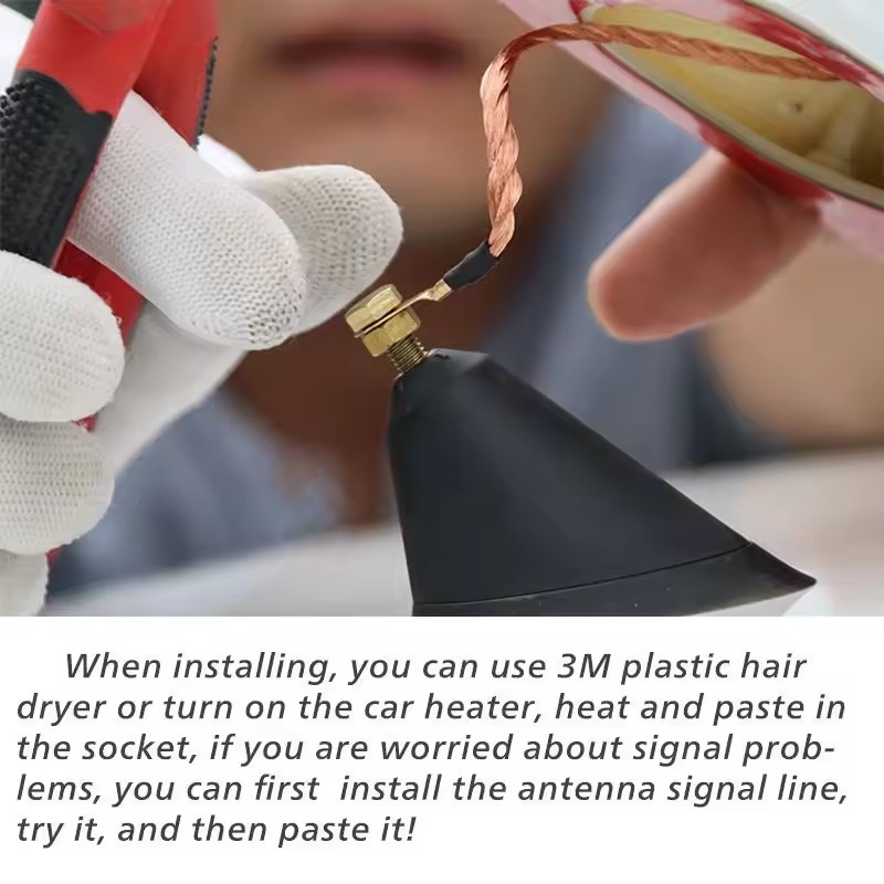 antenna per pinna di squalo per auto Antenne per segnale Radio universale per auto Antenne per tetto macchina messa in piega Decorazione per automobili Accessori esterni