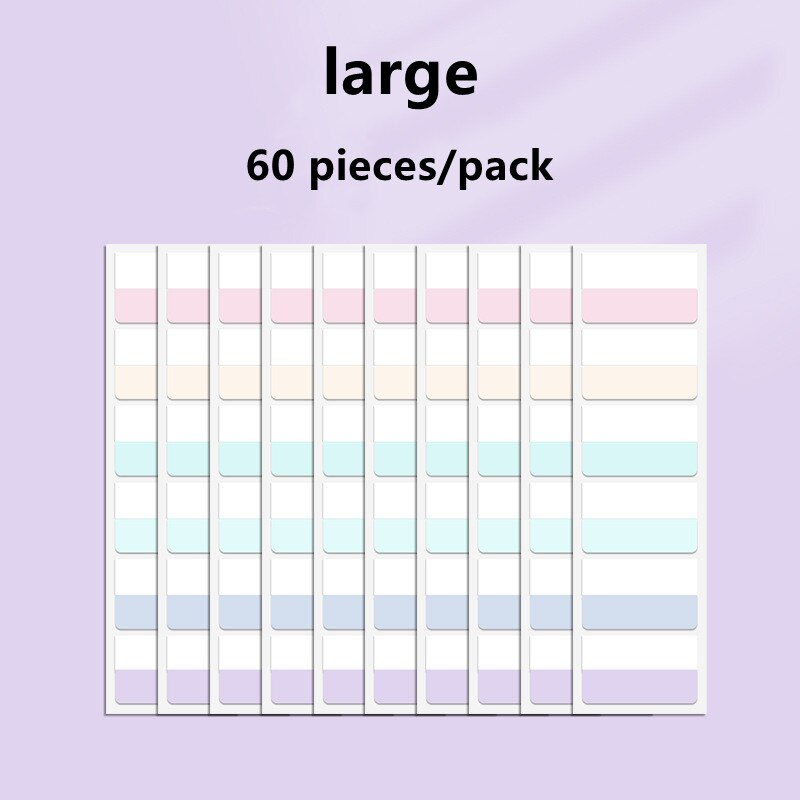 Huisdier Plastic Index Sticker Categorie Etiketten Leuke Sticky Notes School Student Bladwijzer Papier Zelfklevende Instructie Sticker: B1