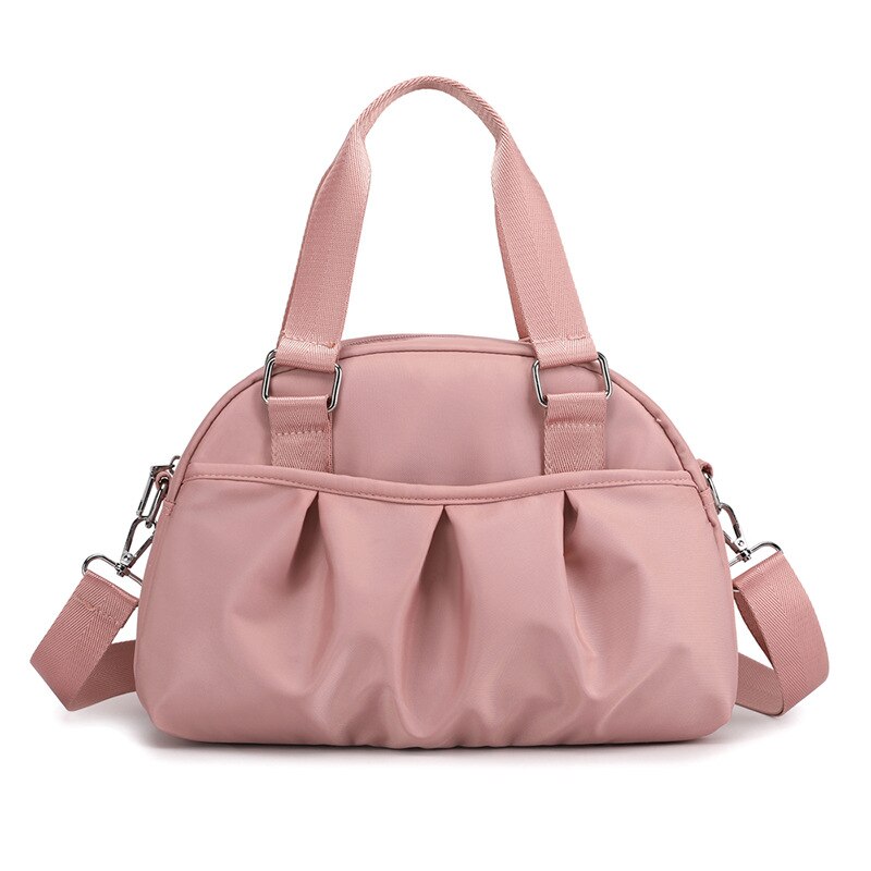 Shell Handbags Women Bags Shoulder Nylon Small Waterproof Nylon Bag Ladies Crossbody Bags for Women Crossbody Bag Female: Pink