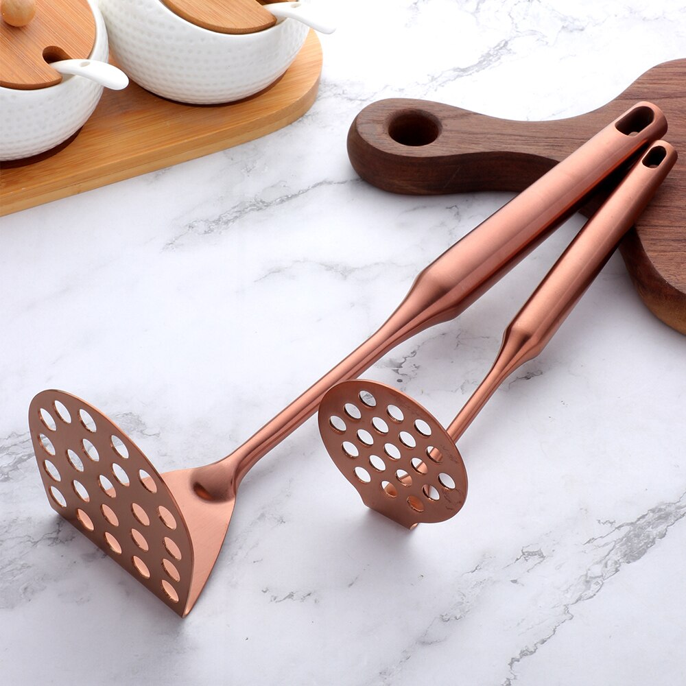 1 Pcs Aardappel Druk Modder Rvs Shredder Aardappel Mash Geperst Tool Puree Fruit Crusher Groente Kitchen Tools Accessorie
