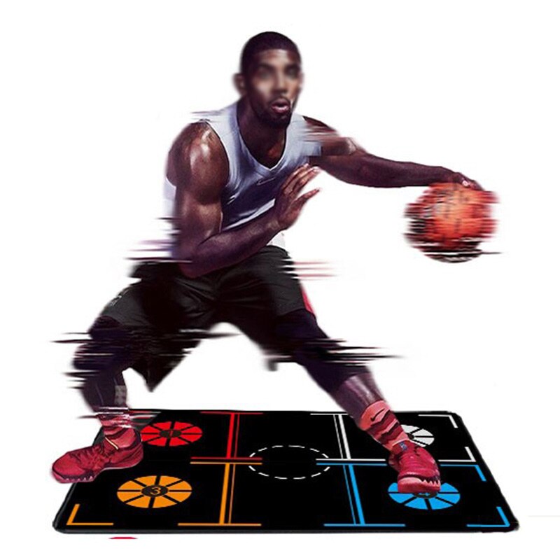 Basketball Training Mat Non-Slip Basketball Grip Power Foot Work Dribbling Ball Control Training System Mat Equipme