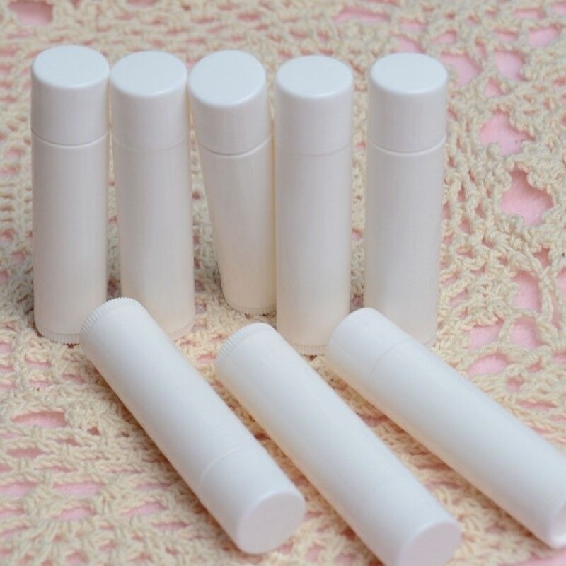 GUJHUI 50 stks/partij Lege Plastic Clear LIPPENBALSEM Tubes Containers Lipstick Cool Lip Buizen Cosmetische Container: Default Title