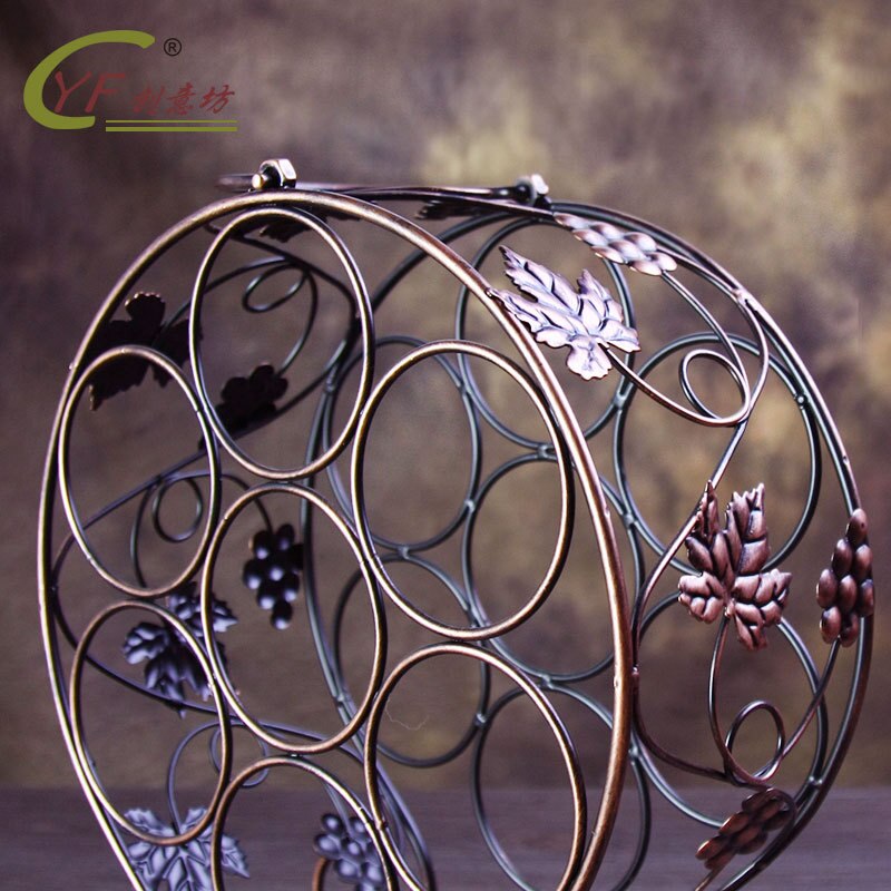 Iron Metal Wine 7 Bottles Red Wine Rack Wine Bottle Holder Holder Rack Barware Drinking Storage ZSP1229926