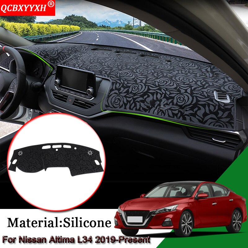 Auto Styling Auto Armaturenbrett Vermeiden Licht Pad Polyester Instrument Plattform Startseite Schützende Matten Für Nissan Altima L34 -Heute
