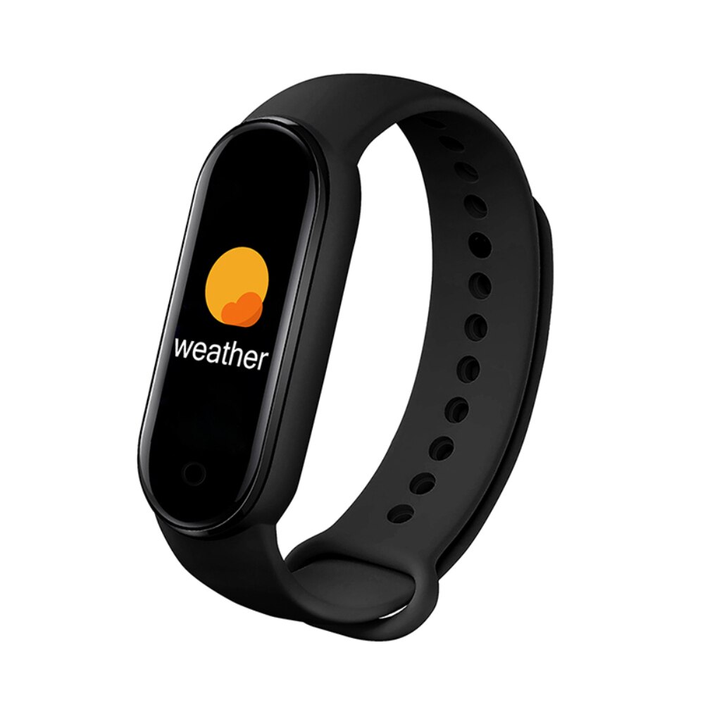 M6 Reloj Inteligente Deportivo Unisex, Pulsera con Control del Ritmo Cardíaco, Versión Fitpro, con Reproductor de Música y Bluetooth, Novedad: YD15-Black