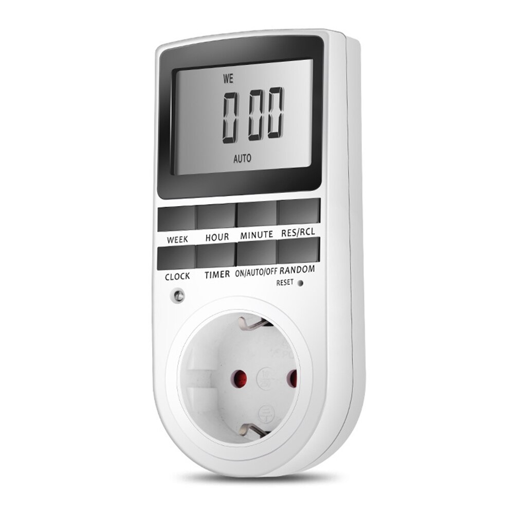 Timer Digitale Timer Programmeerbare Tijdschakelaar Outlet 230V 220V 120V 16A 15A 13A 10A UK EU US Plug Keuken Timer Socket 60Hz