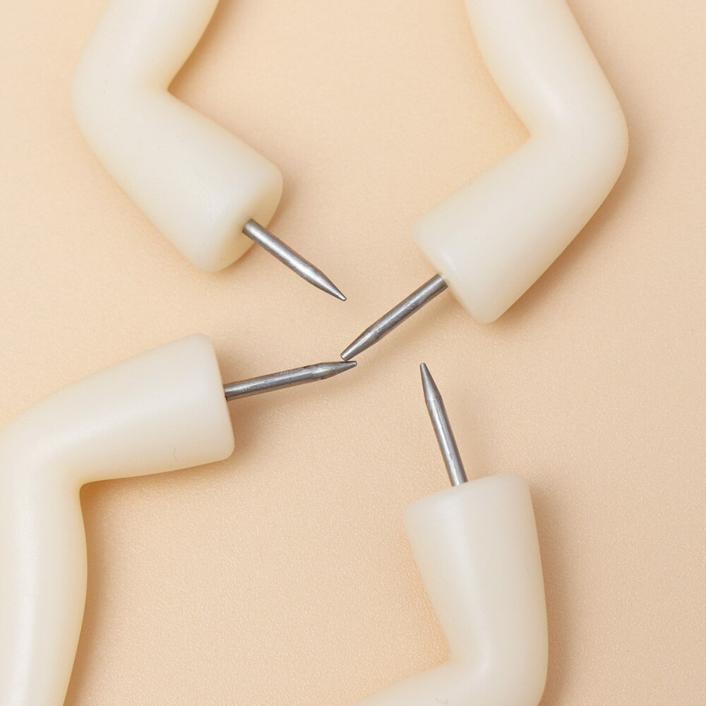 4pcs Long Leg Shape Push Pin Practical Thumbtack Decorative Wall Nails Map Tacks for School Office