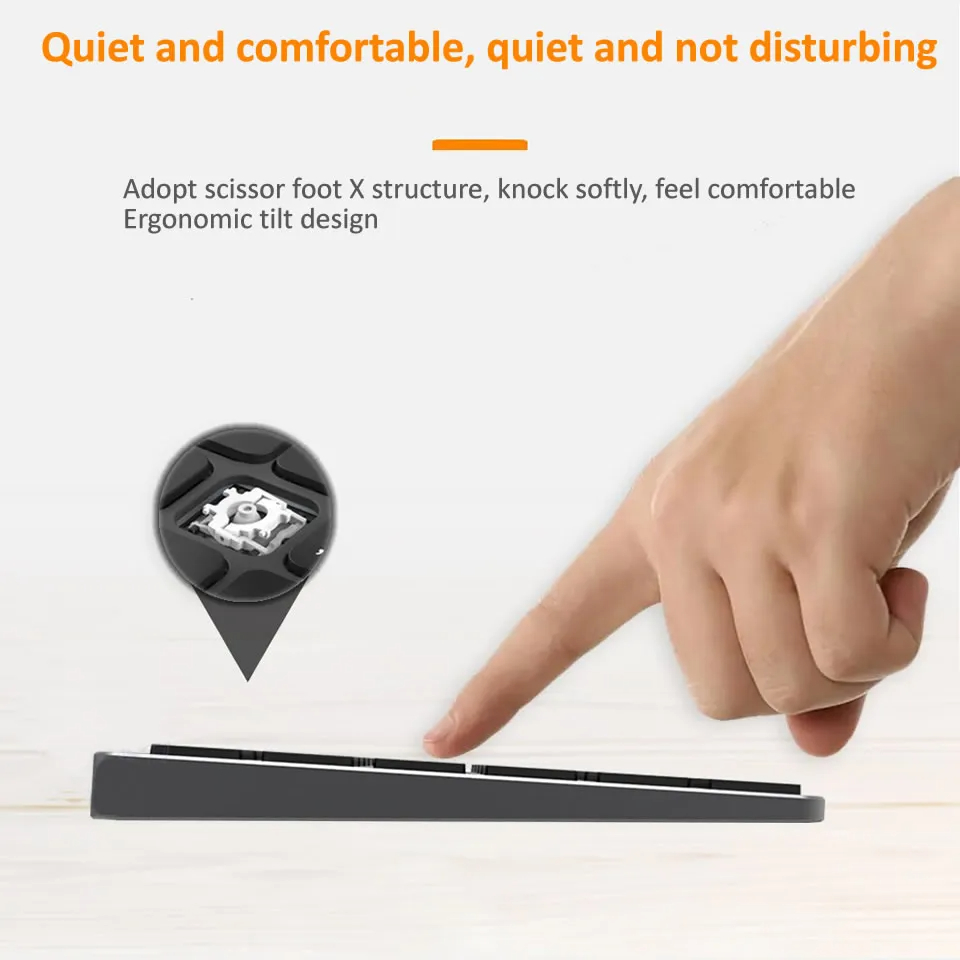 2.4G draadloos Bluetooth-numeriek toetsenblok Ultradunne afstandsbediening Numpad numeriek toetsenbord voor IOS Android Window digitaal toetsenbord