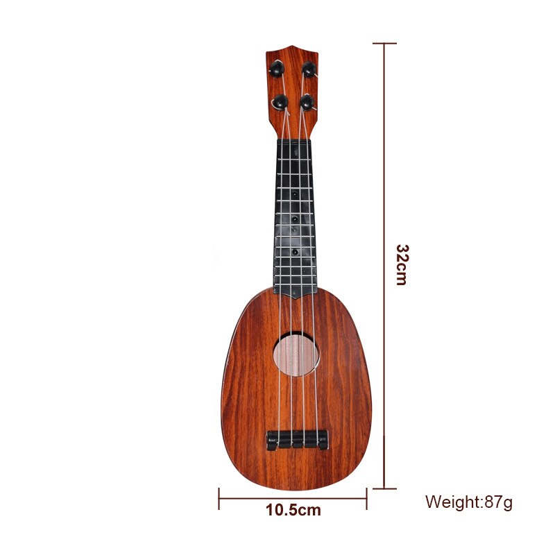 44cm Mini Ukulele Simulatie Gitaar Kinderen Klassieke Speelgoed Leren Muziek Kinderen Pretend Play Game Muziek Rente Ontwikkeling: 7