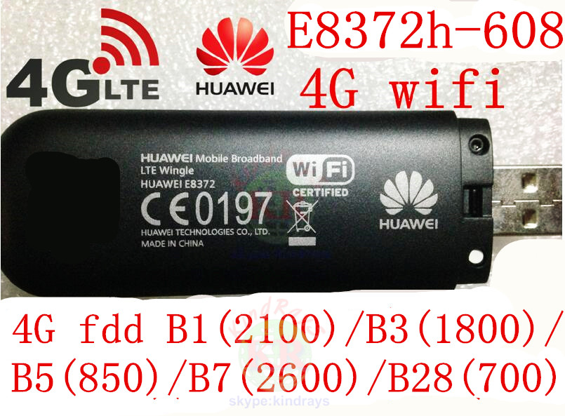 150Mbps débloqué Huawei E8372h-608 4g WiFi usb Modem E8372 3g 4G Wifi routeur 4G stick 4g cpe voiture Modem routeur wifi 4g