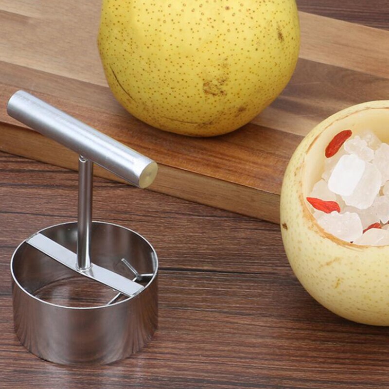 Cortador de núcleo de manzana de acero inoxidable afilado Separador de deshuesador de núcleo de fruta multifunción para accesorios de herramientas de cocina