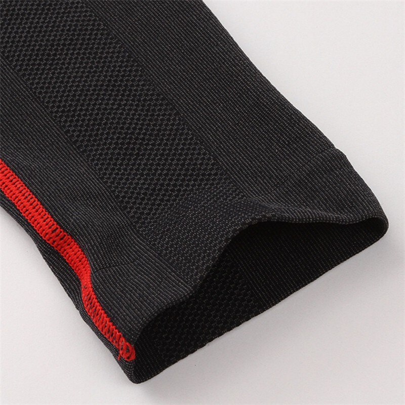 Camadas de Base de Compressão Execução Calças de Treinamento Atlético dos homens Quick Dry Esportes Pele Calças UM: Vermelho / M