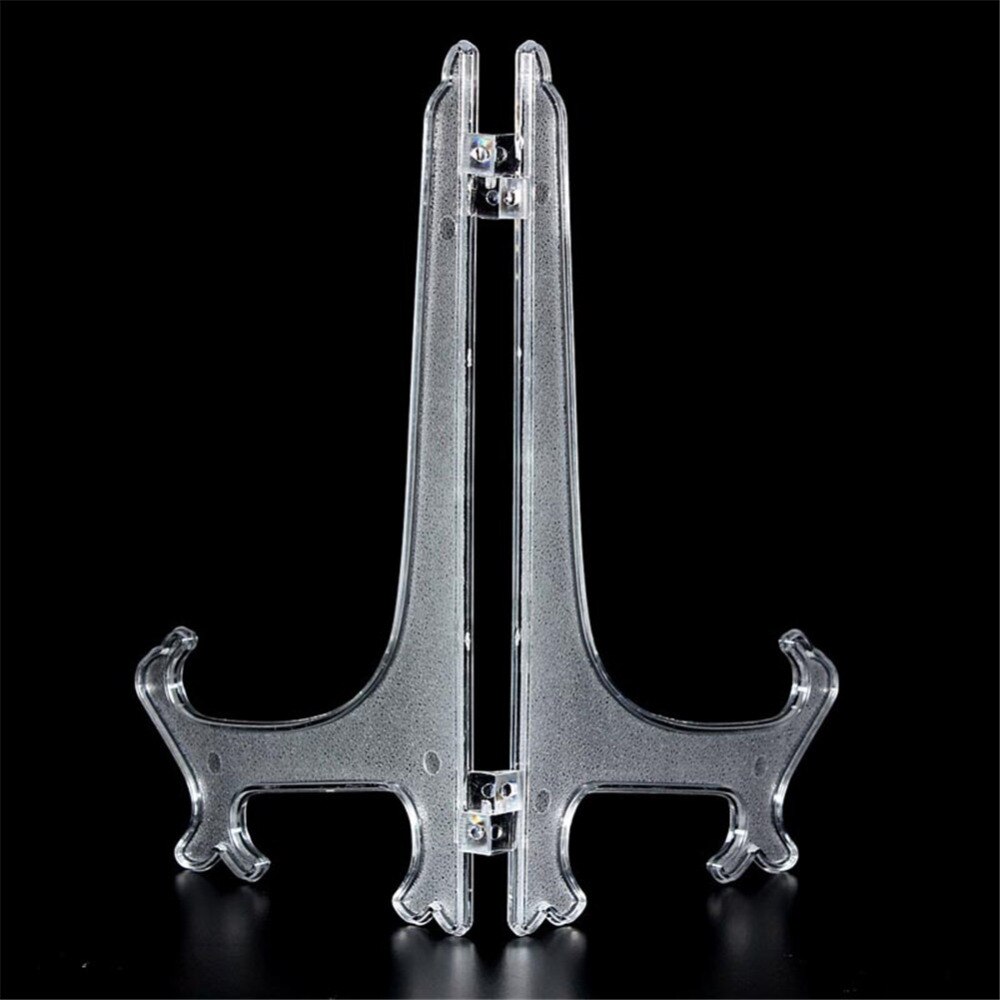 Transparent Photo Frame Bracket Folding Frame Crystal Bracket Tray Frame Claire Large Photo Display Easel Photo Bracket Base