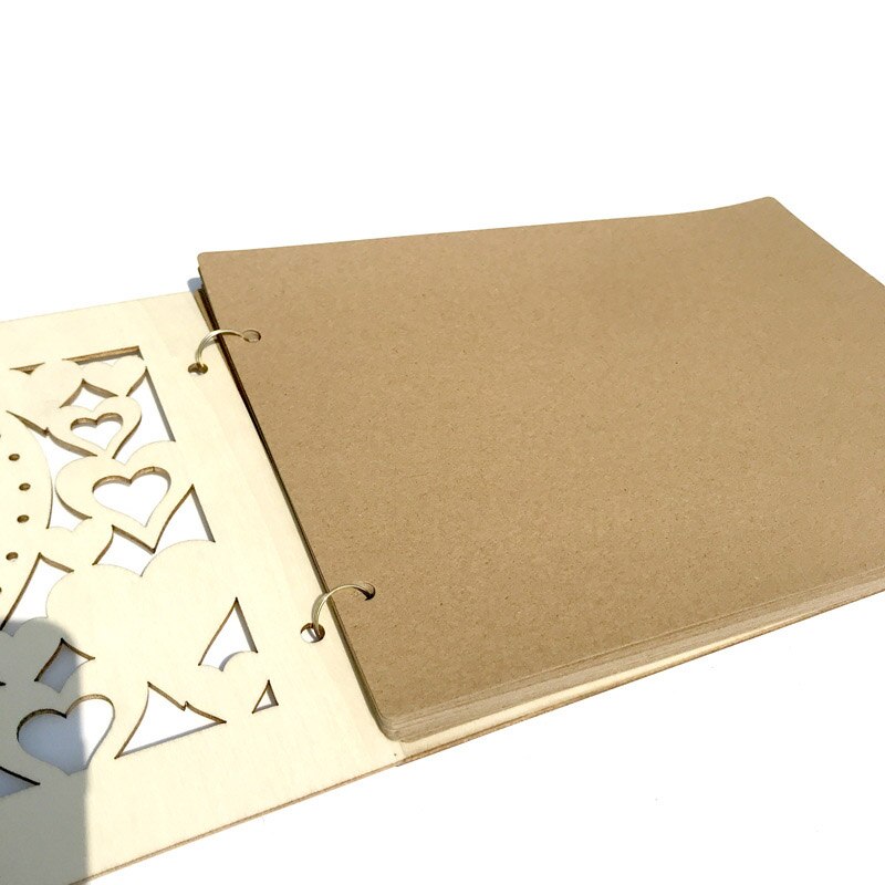 40 Pagina Houten Decoratie Handtekening Gast Boeken Handgemaakte Mr Mrs Liefde Bruiloft Gastenboek Houten Diy Handtekening Teken-in Boek