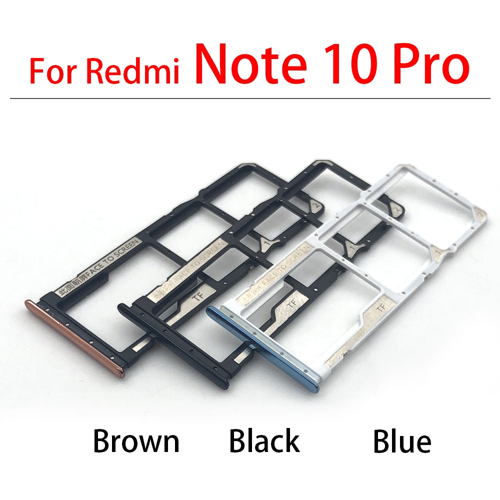 Nowy zamiennik dla Xiaomi Redmi uwaga 10 Pro uwaga 9S 9 8 Pro 7 Nano SIM uchwyt karty taca Chip gniazdo uchwyt Adapter gniazdo + Pin