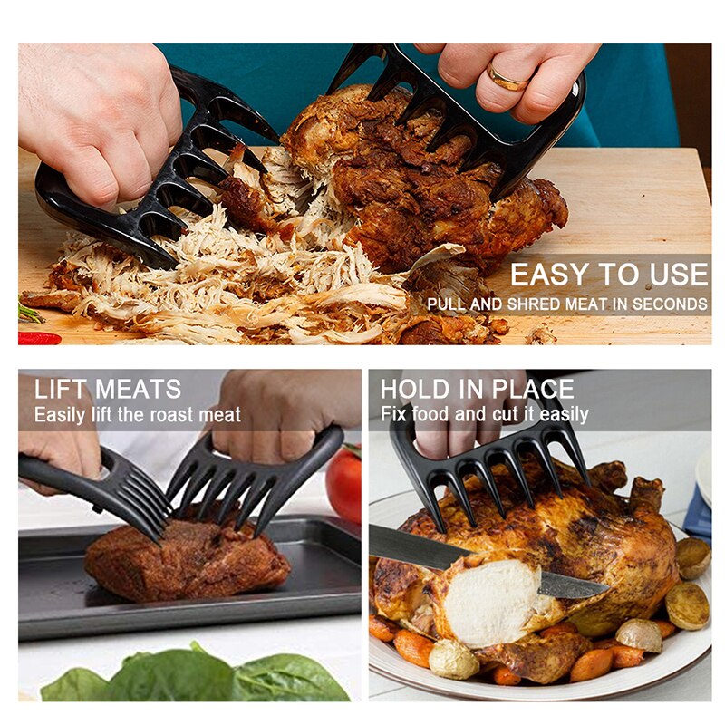 2 Pièces Pique-nique Charbon De Bois Fourchette Ba 4 Fourchures De Boeuf Grille Kebab Brochette