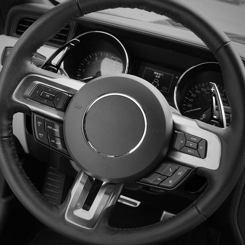 Steering Wheel Shift Paddle Shifter Trim Cover for Ford Mustang