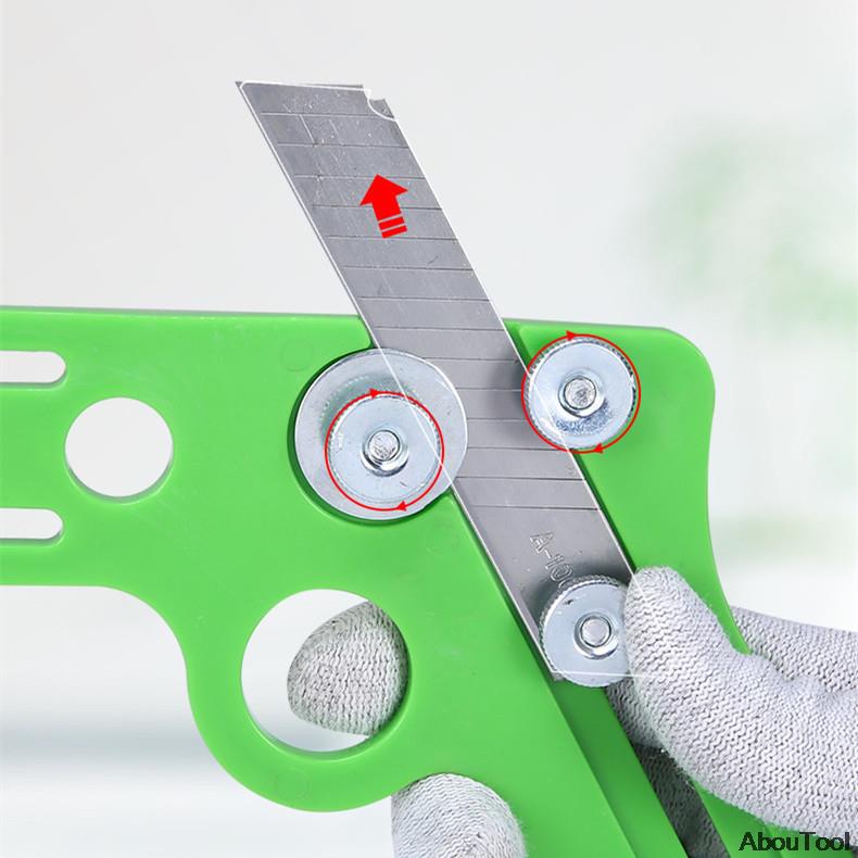 Edge Strip Trimming Knife Manual Paint-Free Board Sealing Thickened Scraping Knife PVC Scraping Edge Artifact Woodworking Head