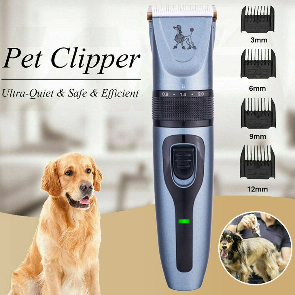 Dog Shaver Clippers Low Noise Rechargeable Cordless Electric Quiet Hair Clippers Hair Trimmer Cutting Machine