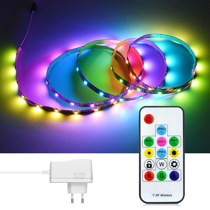 Dream Color Neon Light 1M-5M Tape 30 LEDs/M RGB Individually Addressable LED Light 2811 IC Smartled Pixel Light For TV Backlight
