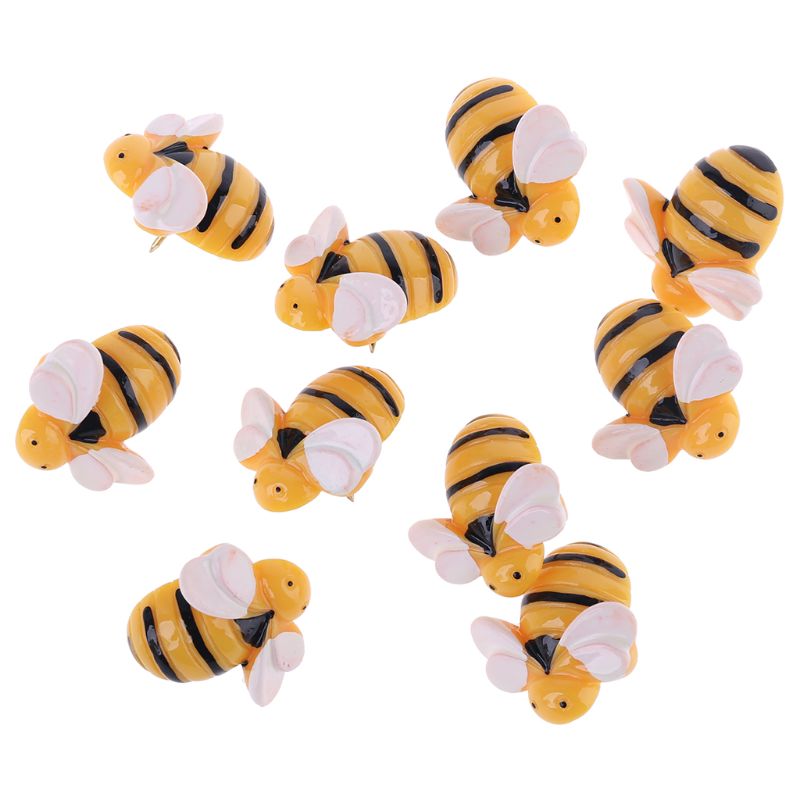 30 Pcs Decorative Cute Bees Thumb Tacks ThumbNails PushPins Push Pins S B95C