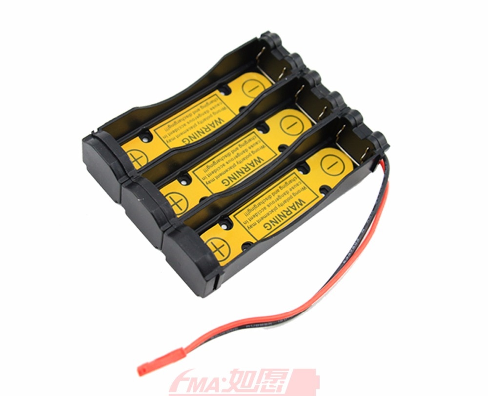 Batterij Opladen Ontladen Controle Houder Case Voor Li-Ion 18650 Batterij 3S1P Pcm Binnen Output: 9-12.6V
