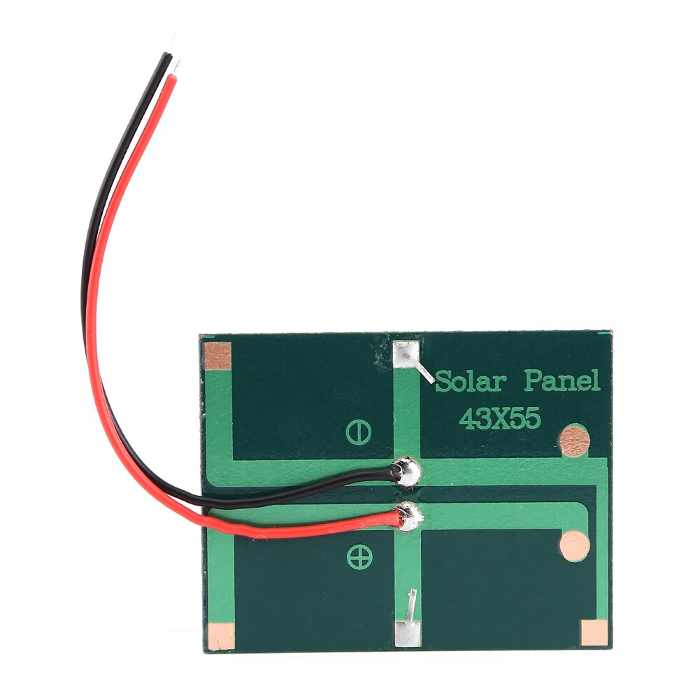 1/2 Pcs 0.4W 1.5V DIY Module Solar Cells Outdoor Polysilicon Solar Epoxy Panel Mini Solar System Camping Hiking Solar with Wire