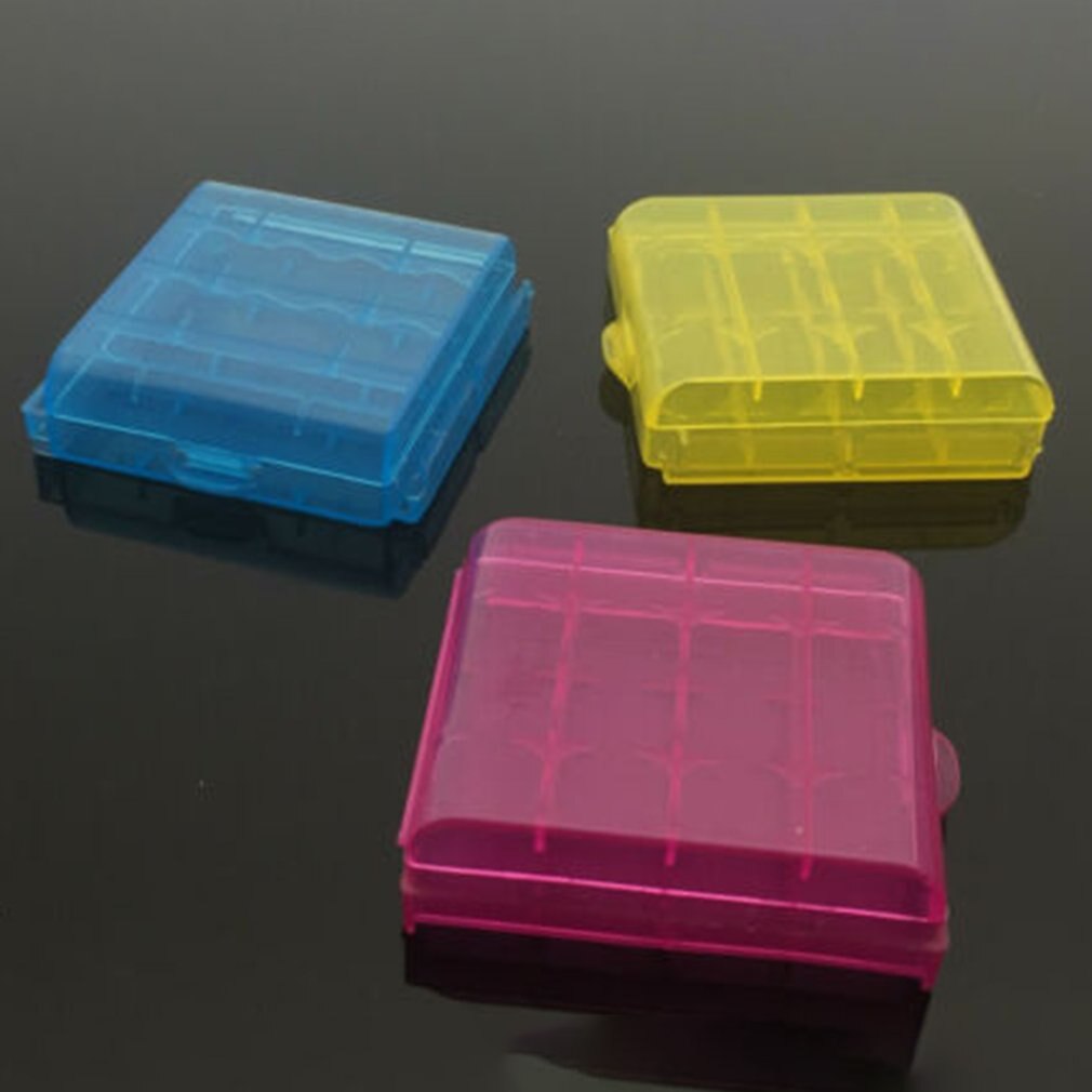 Sales Plastic Batterij Houder Box Organizer Container Voor Aa En Aaa Batterij Opbergdozen Case Cover Voor Aa & aaa Batterij