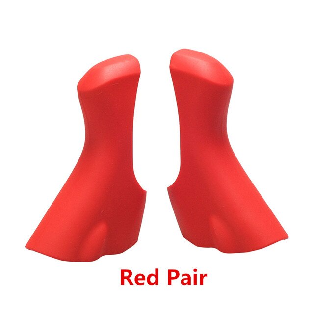 Bracket Covers for SHIMANO 105 Road Bike Shifters ST-4700 ST-5800 ST-6800 Protective Hoods Rubber Sleeve Case Not Original: Red