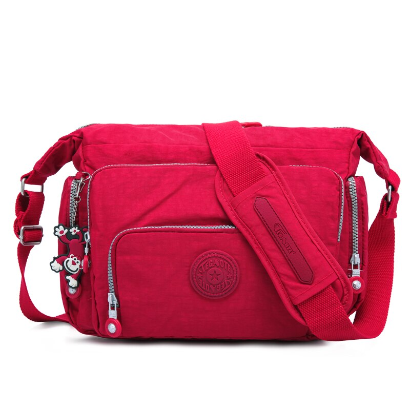 TEGAOTE Messenger Bags Women Crossbody Shoulder Bag Lady Bolsa Feminina Mujer Large Solid Beach Travel Bag Female Zipper: 6