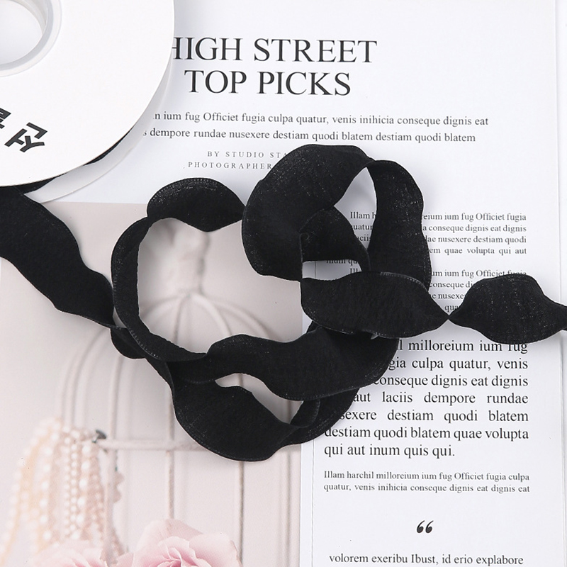 10 Yards Handmade Frayed Edged Chiffon Silk Ribbons DIY Wedding Invitation Wrapping Bouquets Packaging Party Decorations