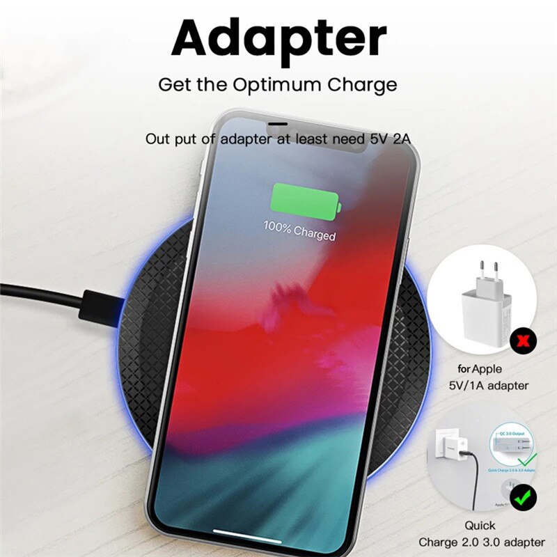 30W Qi Draadloze Oplader Voor Iphone 11 12 X Xr Xs Max 8 Usb Snelle Wirless Opladen Voor Samsung xiaomi Huawei Telefoon Oplader Wireles