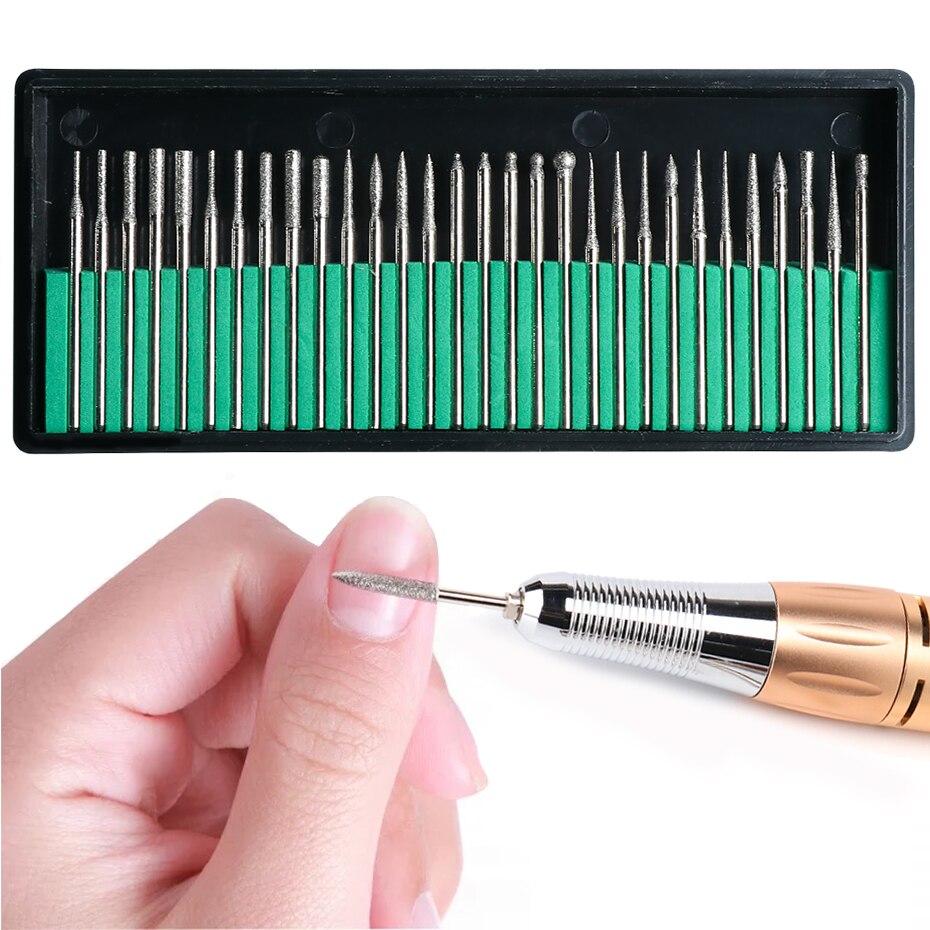 Cortadores para manicura, cortador eléctrico de lana, cuarzo, diamante, juego de herramientas para uñas, eliminación de esmalte de Gel y pedicura, SA1560