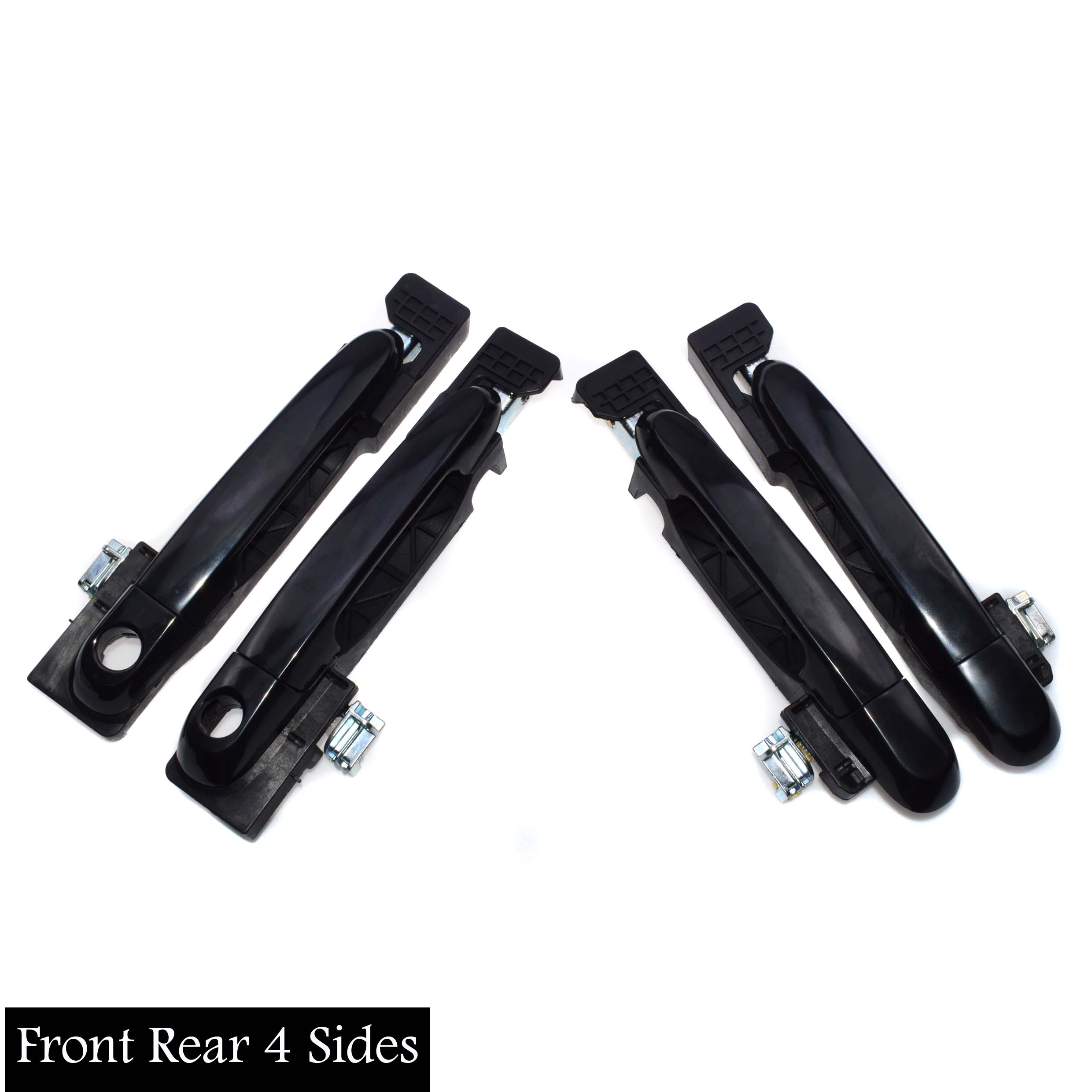 Manija de puerta interior y externa, Kit de manija de puerta interior trasero izquierdo delantero derecho para Hyundai Accent 1.6L 2006 2007: Outside FL FR RL RR
