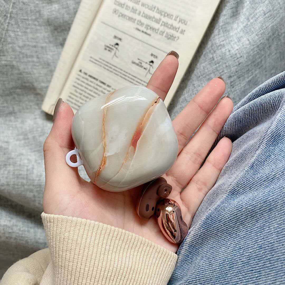 Cute Retro Flower Marble Matte Earphone Case for Samsung Galaxy Buds Live Cover Bluetooth Wireless Headset Accessories: 10